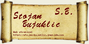 Stojan Bujuklić vizit kartica